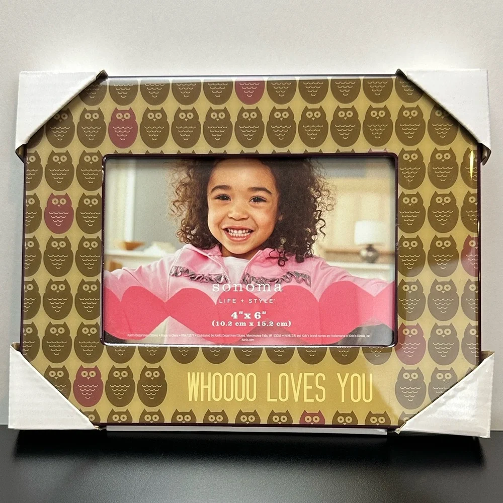 Sonoma Life+Style Owls Whooo Loves You Owl Always Love You Picture Frame 4